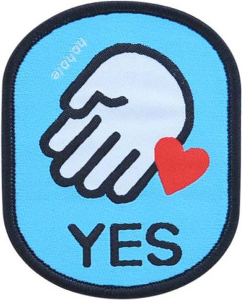 INF Freundliches Haustier Leine Soziales Warnschild - Andere Tierbesitzer warnen