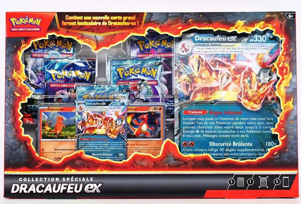 Pokémon Coffret Dracaufeu-ex : Obtenez la Carte Rare tant Recherchée