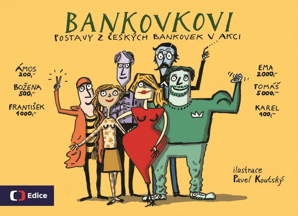 Bankovkovi Pavel Koutský : Ouvrage d'illustrations satiriques rares