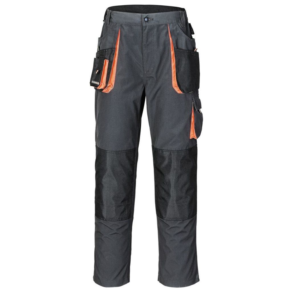 Pantaloni da uomo taglia 56 grigio scuro/nero/arancio Immagine del prodotto 