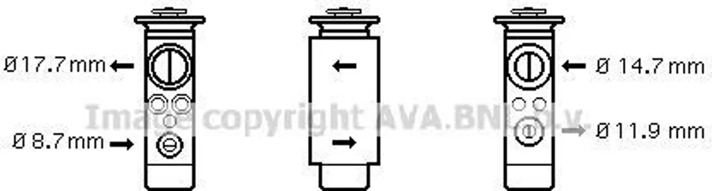 Valve d'Expansion Climatisation pour Astra (A04) - Détendeur OL1461