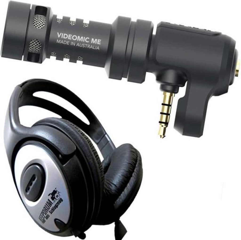 Rode VideoMic ME Smartphone Mikrofon mit Kopfhörer