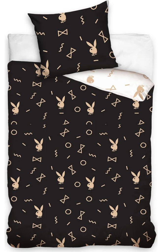 Ropa de cama de algodón Playboy Gold Imagen del producto 