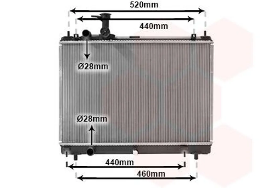 Refroidisseur d'eau Suzuki Swift V AZ : Radiateur moteur Van Wezel 52012704
