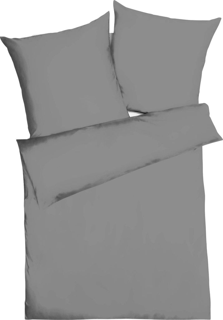 Kaeppel Bettwäsche schiefer 1x 155x220 cm + 1x 80x80 cm
