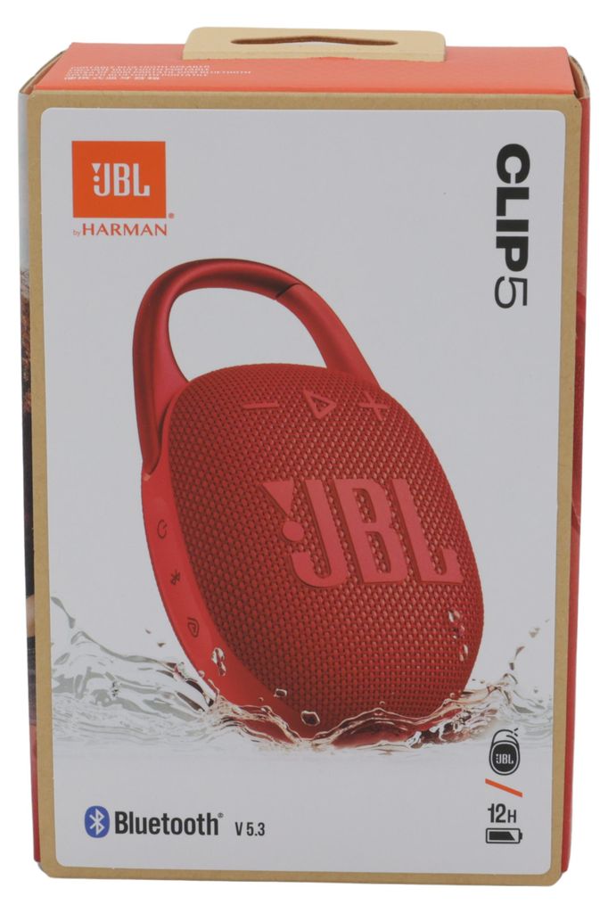 JBL Bluetooth Lautsprecher Clip 5 red Produktbild 