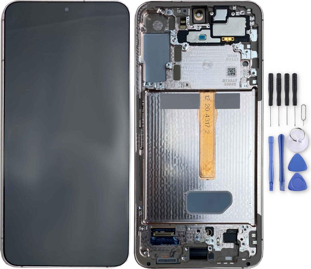 Samsung LCD Display Kompletteinheit GH82-27500D für Galaxy S22 Plus 5G Pink Gold