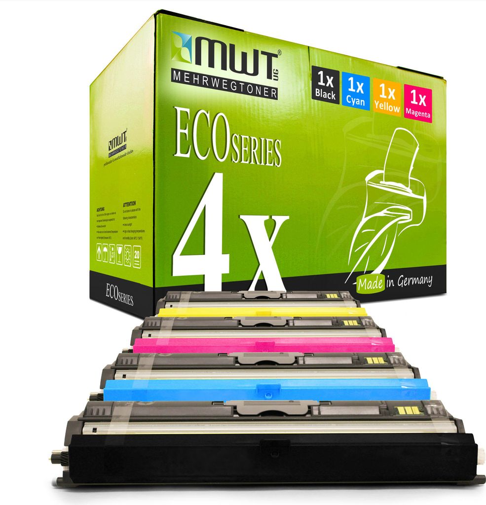 4 Mehrwegtoner kompatible Lasertoner ersetzt Konica Minolta A0V306H A0V30HH A0V30CH A0V301H Mehrfarbig