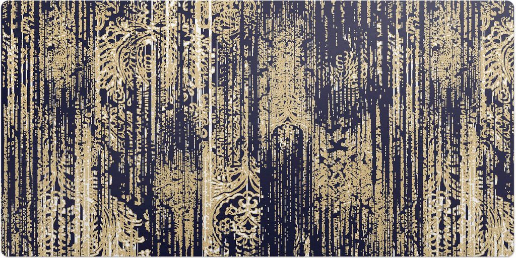 Vertikale Ornamente– Schreibtischunterlage – Schreibtisch Tischunterlage – 120x60 cm – Unterlage Groß Schreibtischmatte