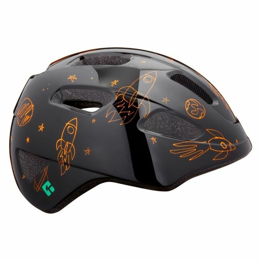 LAZER Kinder-Fahrradhelm PNut KinetiCore, Flying Rocket