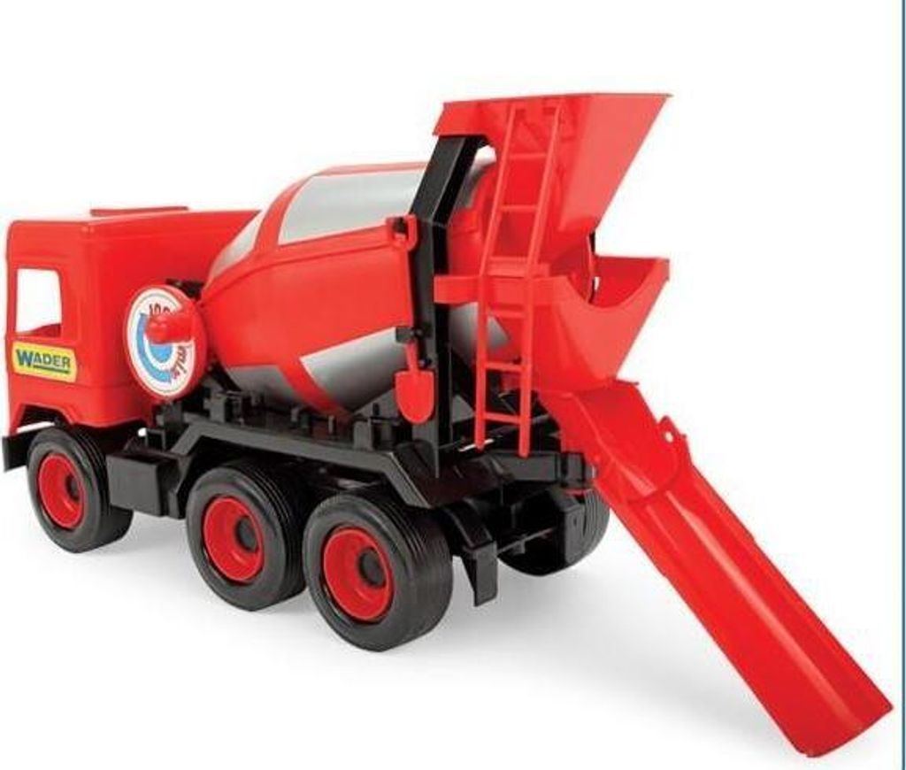 Betoniarka MIDDLE TRUCK czerwono-czarna w pudełku Zdjęcie produktu 