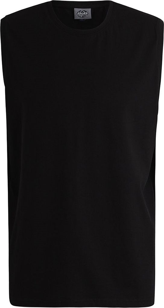 Übergrößen Tanktop Trägershirt Muscleshirt AHORN SPORTSWEAR schwarz 3XL