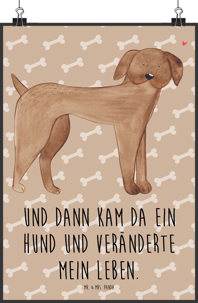 Mr. & Mrs. Panda Bild Hund Dogge DIN A1 - Hundeglück - Geschenk, Wandbild, Plakat, Deutsche, Hunde, wandkunst, Kunstdruck, wanddeko, Herz, Sprüche