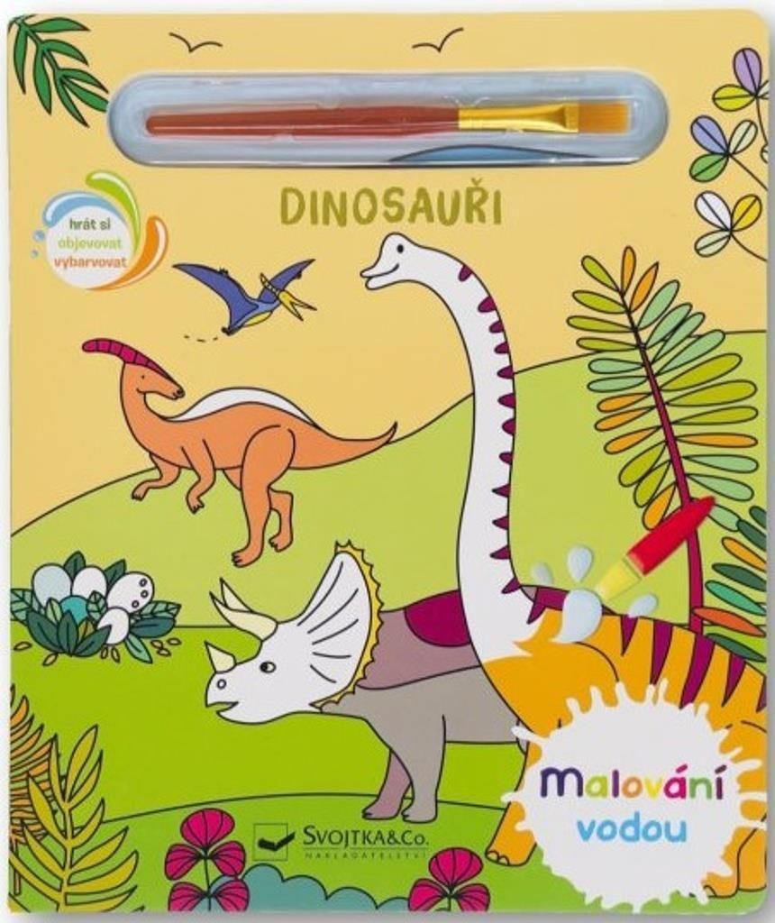 Wassermalerei Dinosaurier