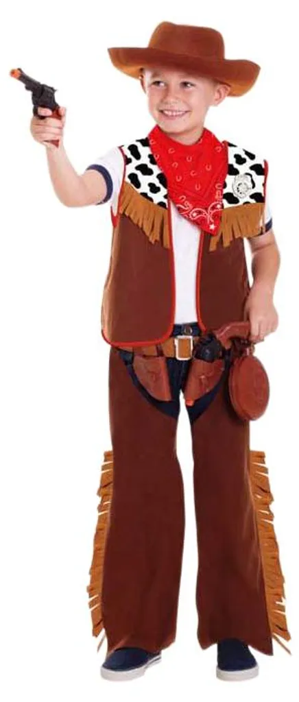 Tenue de cow-boy enfant 3-6 ans idéale pour anniversaire et jeux de rôle