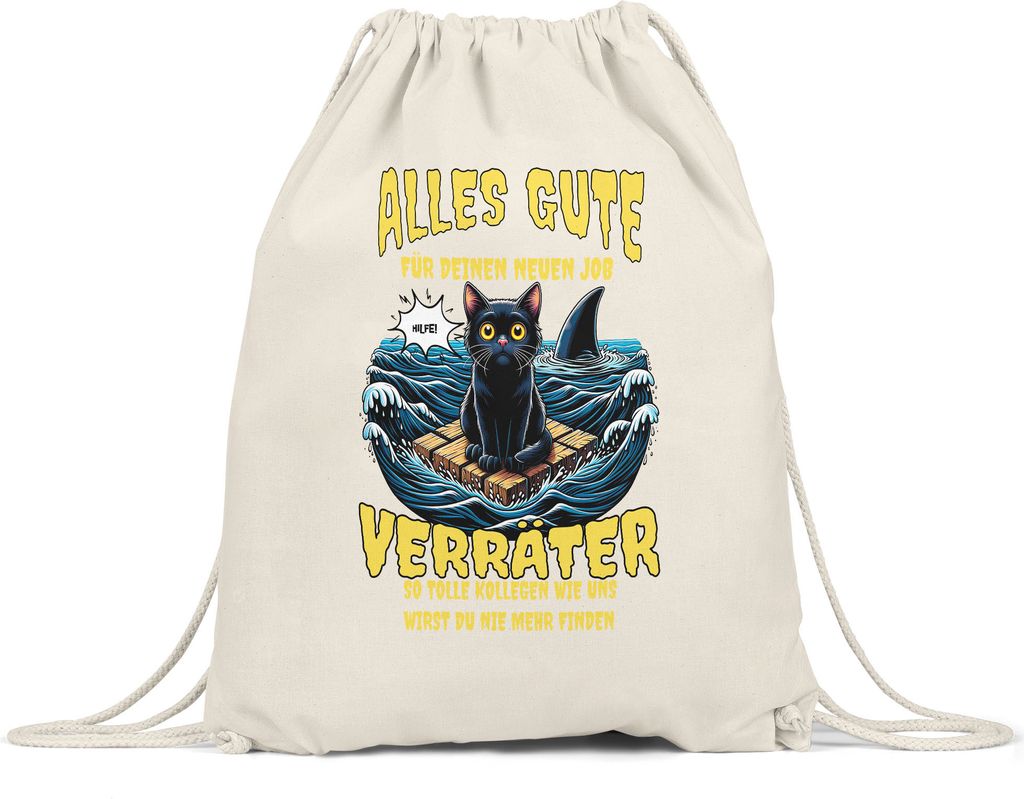 Alles Gute Verräter Turnbeutel Abschiedsgeschenk Kollegen Jobwechsel Lustig Humor