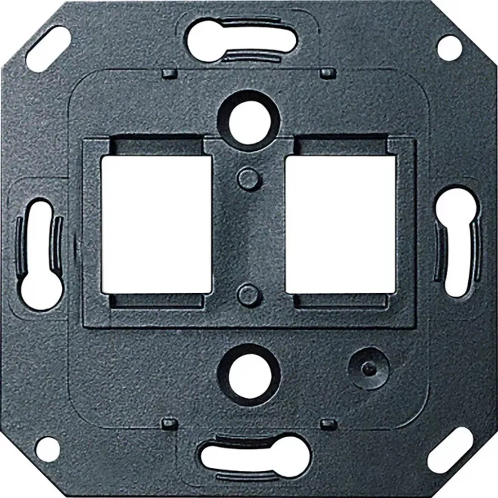 Support Gira ModJack AMP Radiall pour Installation Réseau et Domotique