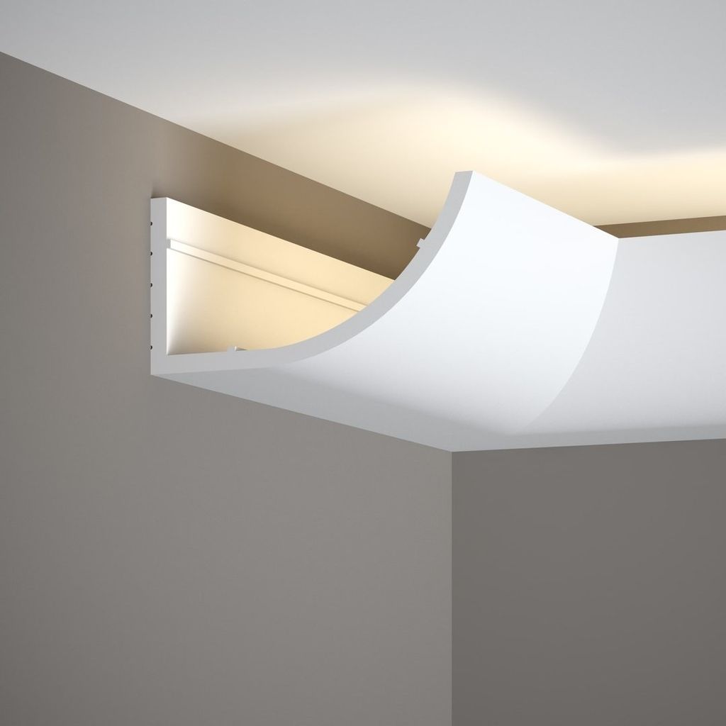 PROVISTON | Lichtleiste Polystyrol | 86 x 172 x 2000 mm | Produktbild 