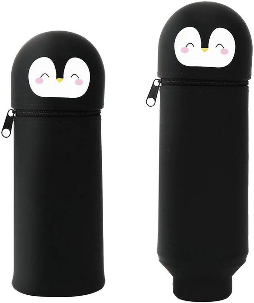 Trousse pour fournitures scolaires motif pingouin idéale pour l'école
