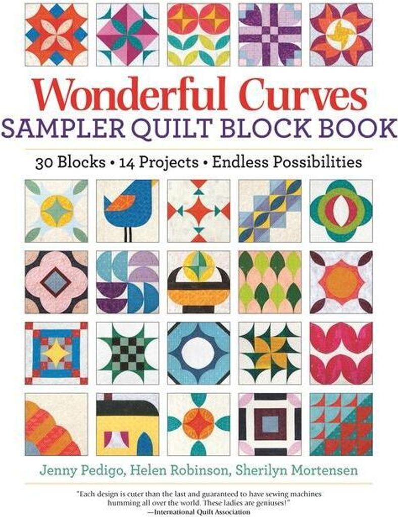 Wonderful Curves Sampler Quilt Block Book
