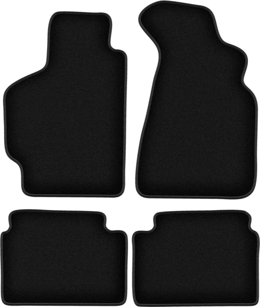 Tappeti Auto Neri per Toyota Celica V 89-93 - Velluto Vero 4pz