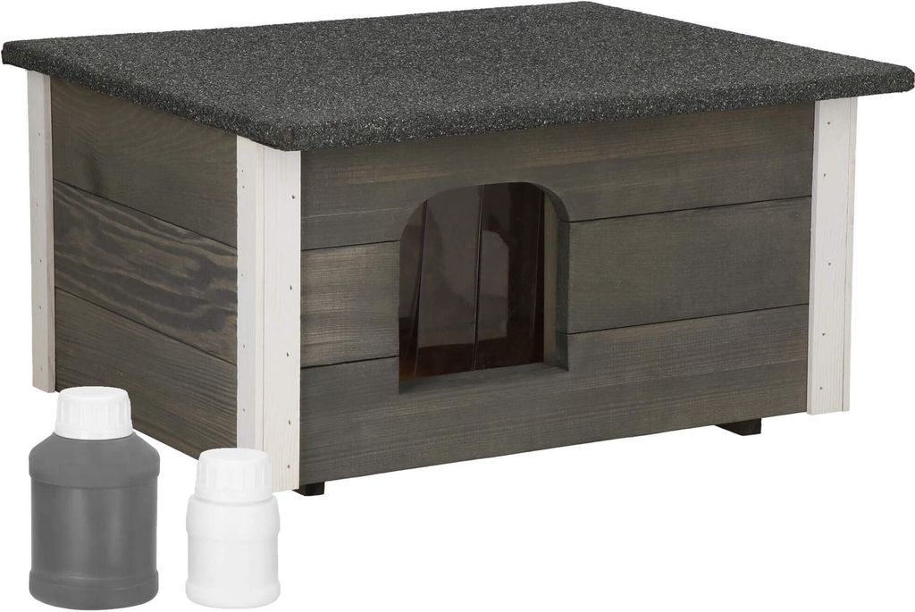 Springos® Casetta per cani in legno 54x39x30 cm Casetta per Immagine del prodotto 