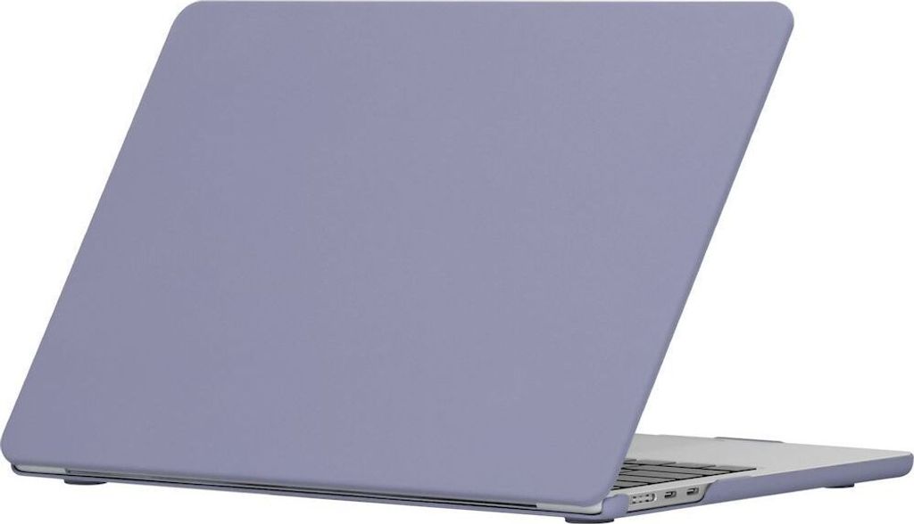 Mobigear Cream Matte MacBook Air 13 Zoll (2022-2025) Hardcase Hülle MacBook Case - Grau - Model A2681 / A3113 / A3240