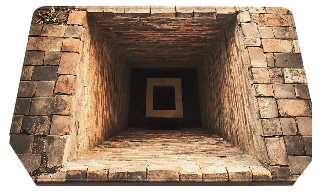 3D-Loch-Fußmatte mit optischer Täuschung, realistische, bodenlose Grube, rutschfeste Badezimmermatte für Wohnzimmer und Eingangsbereich