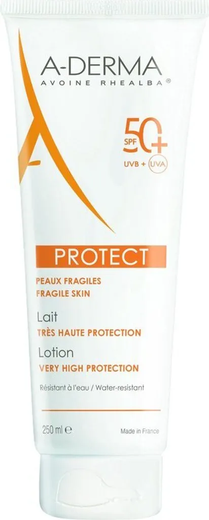 Lait A-Derma Protect SPF 50+ 250ml : anti-trace et anti-irritation