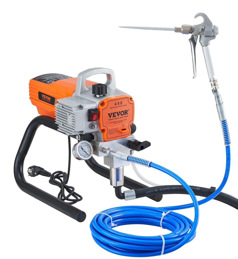Vevor Pro Airless Pistolet Elektryczny 1800W Do Malowania Zdjęcie produktu 
