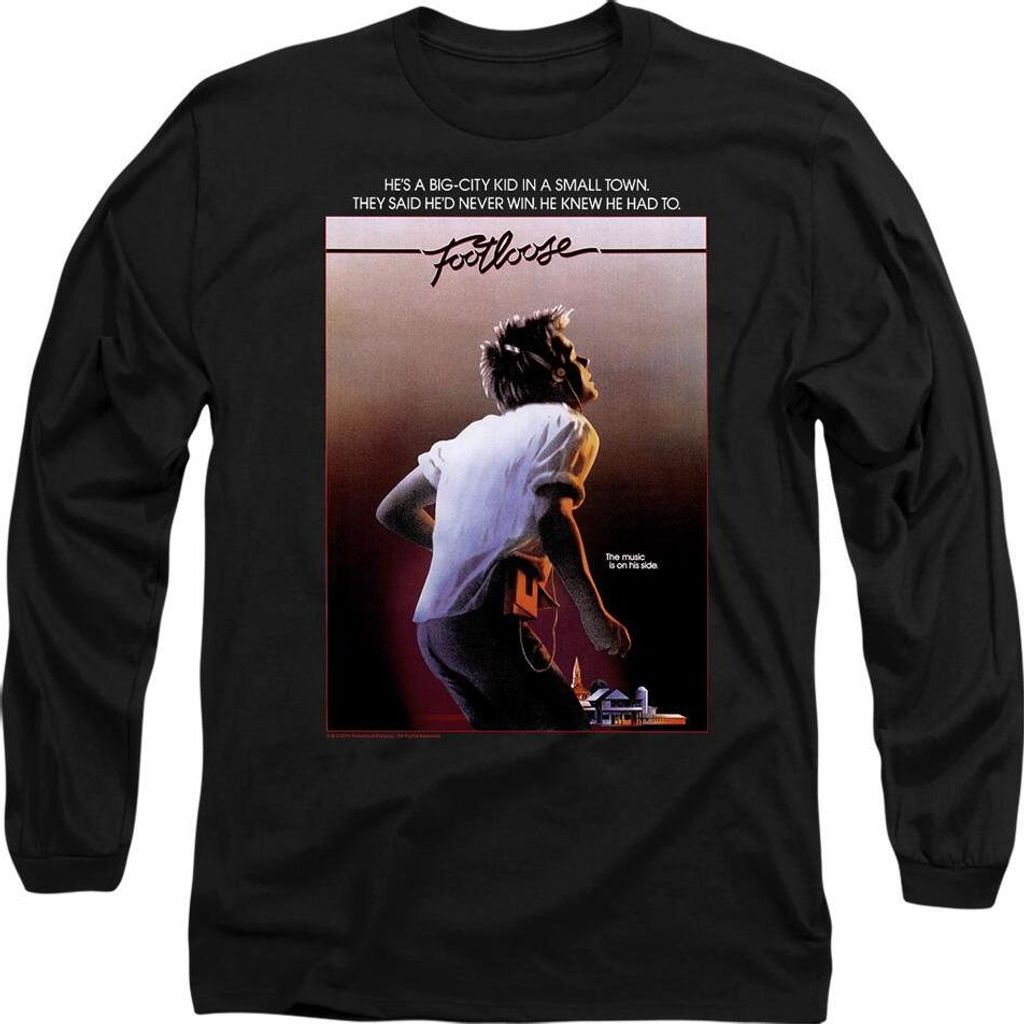 Footloose - T-Shirt für Herren/Damen Uni TV10951 (S) (Schwarz)