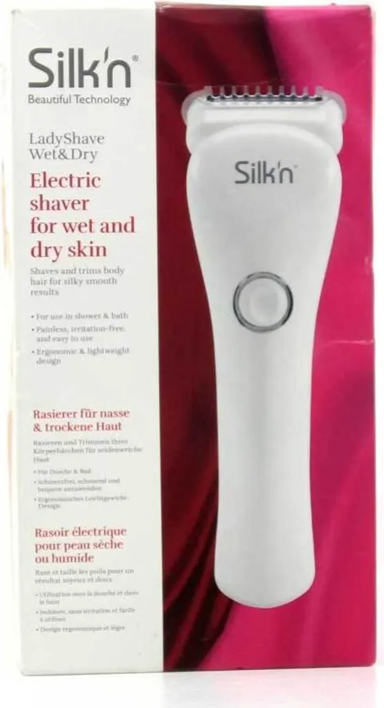 Rasoir Électrique Féminin Wet & Dry Silk'n LSW1PE1001 Blanc Compact