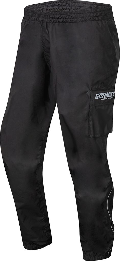 Germot Herren Motorrad Regenhose Farum, Schwarz , M