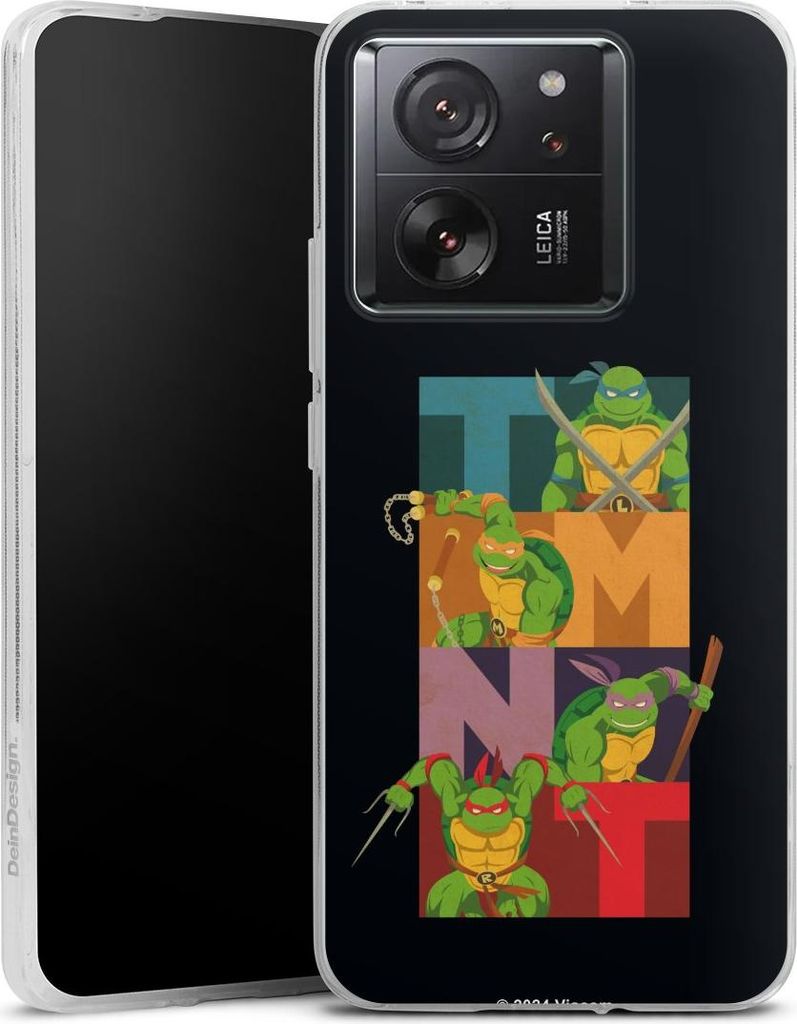 DeinDesign Handyhülle für Xiaomi 13T Pro Silikon Hülle Case Smartphone Schutzhülle Fanartikel Offizielles Lizenzprodukt Teenage Mutant Ninja Tu...