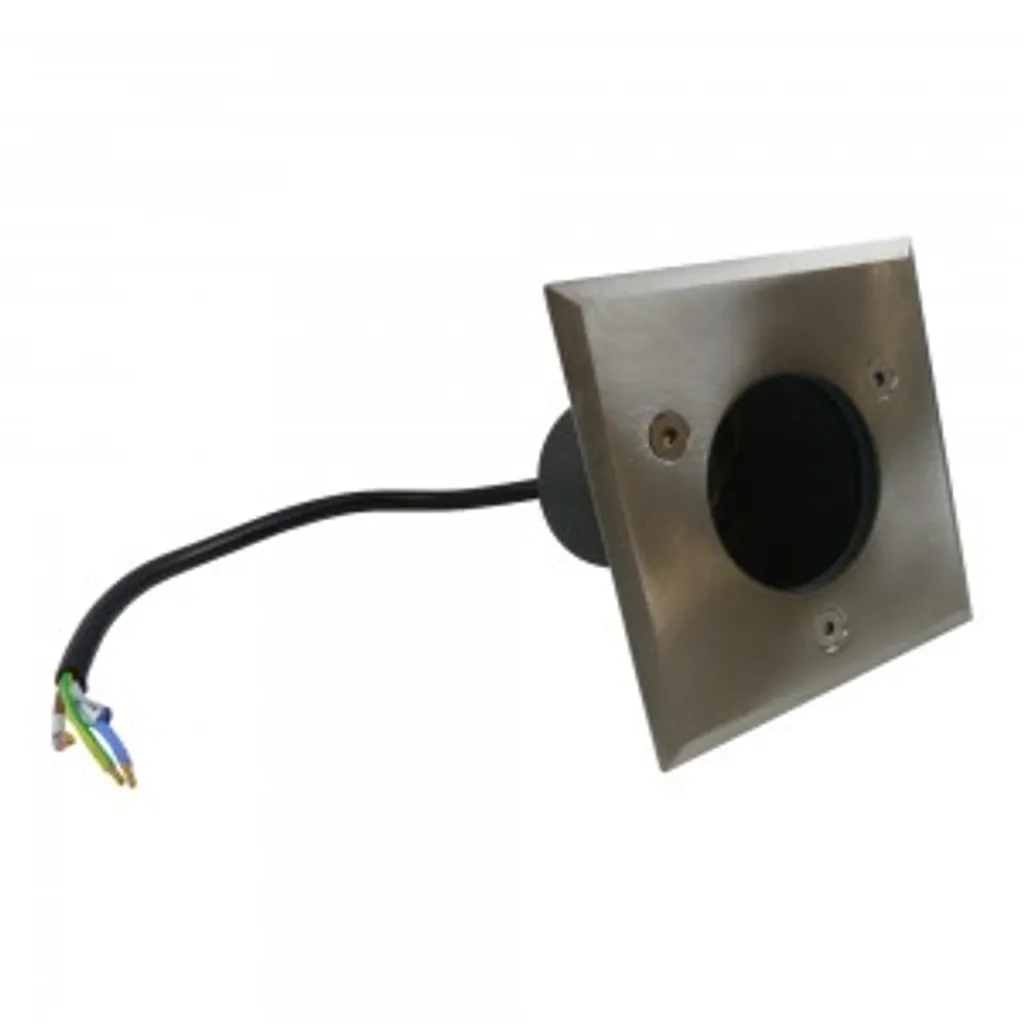 Faretto da incasso a terra GU10 10W IP67 inox Faretto da incasso a terra Luce da giardino Senza lampadina ON-ALFAKGU10-06-MINI GTV 9896