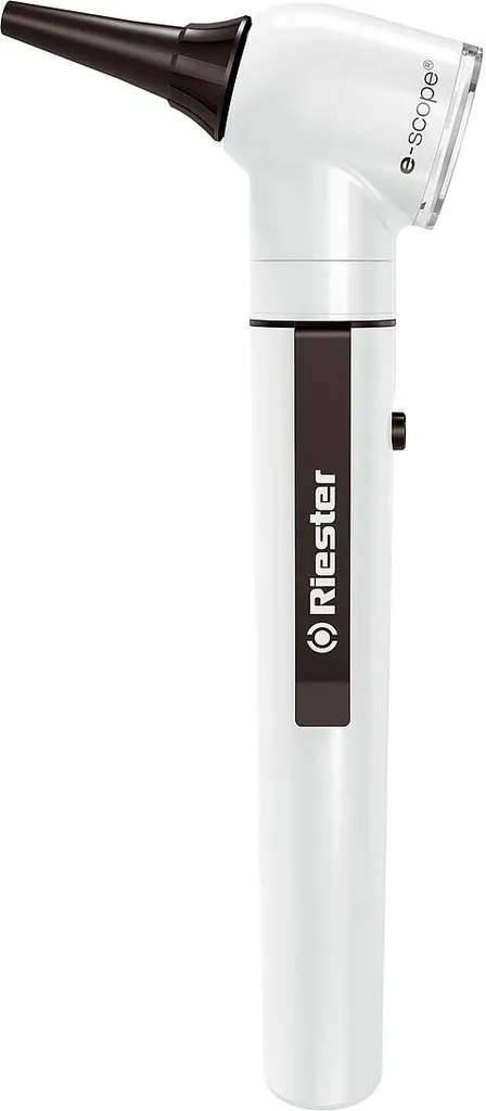 Otoscope LED 3,7V Riester e-scope Blanc 5500 K avec Mallette de Rangement