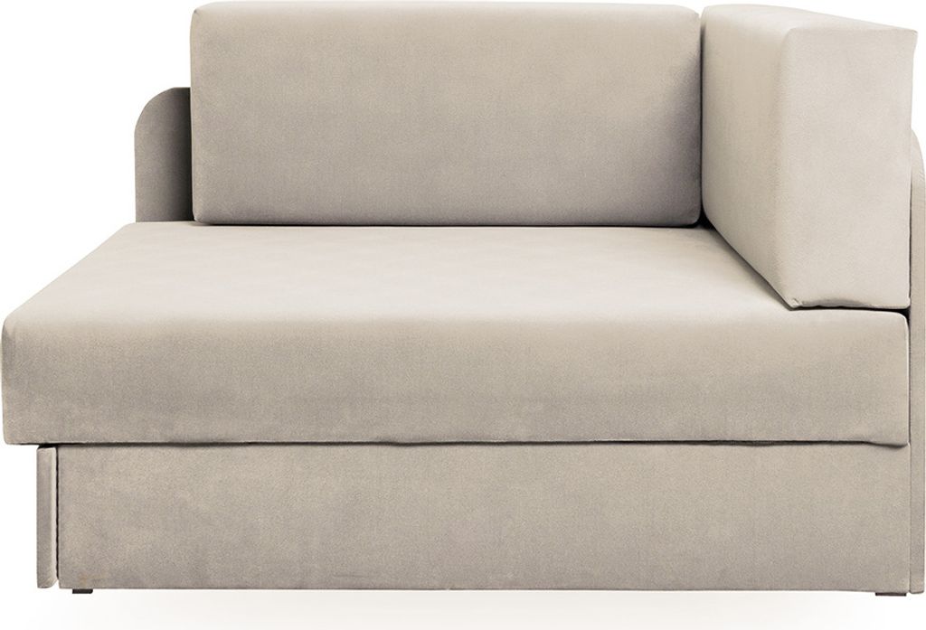 Kindersofa Jugendzimmersofa Bettsofa Mini-Sofa KUBUS donna 06 links mit Schlaffunktion Bettkasten
