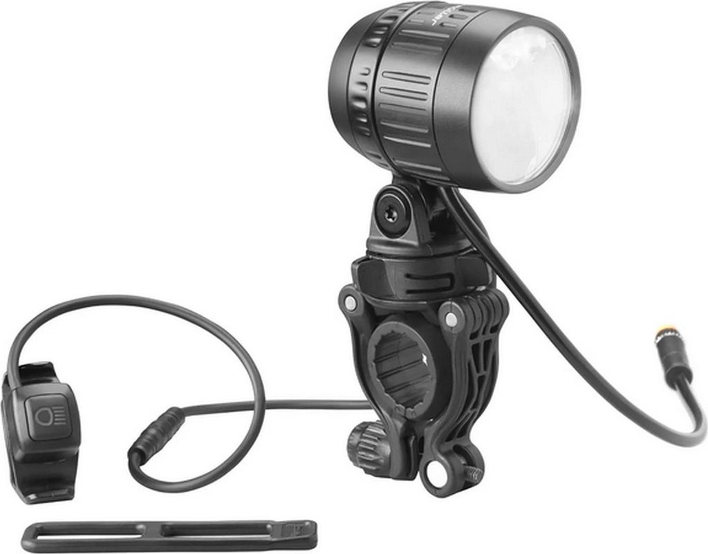 Busch & Müller LED-Scheinw. Q-XM Speed 120/170 Lux schwarz, schwarz