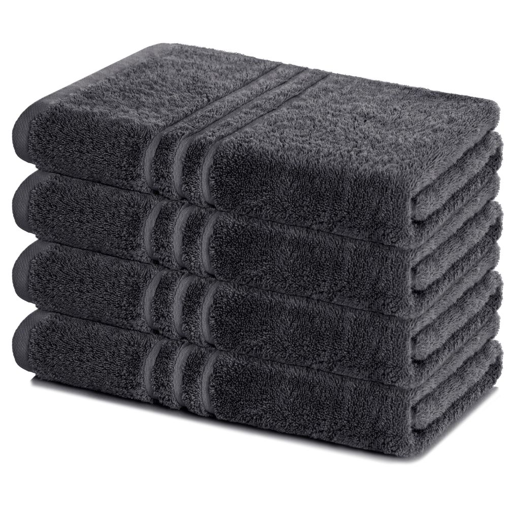 Lavea® 4er Set Duschtuch 70x140, 4 Stück, 100% Baumwolle Produktbild 