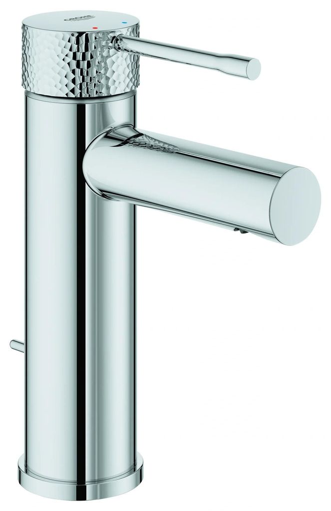 Grohe Einhand-Waschtischbatterie Essence 24175_1, S-Size, Einlochmontage, Zugstangen-Ablaufgarnitur, Crafted Chrom, 1 Stk.
