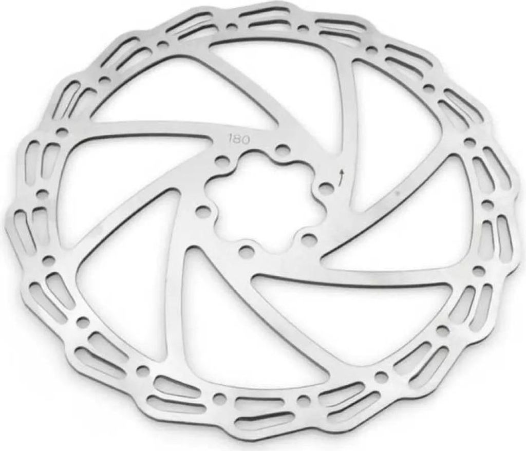 ALHONGA Fahrradbremsscheibe Wave Ø180Mm ist 6 Schraube