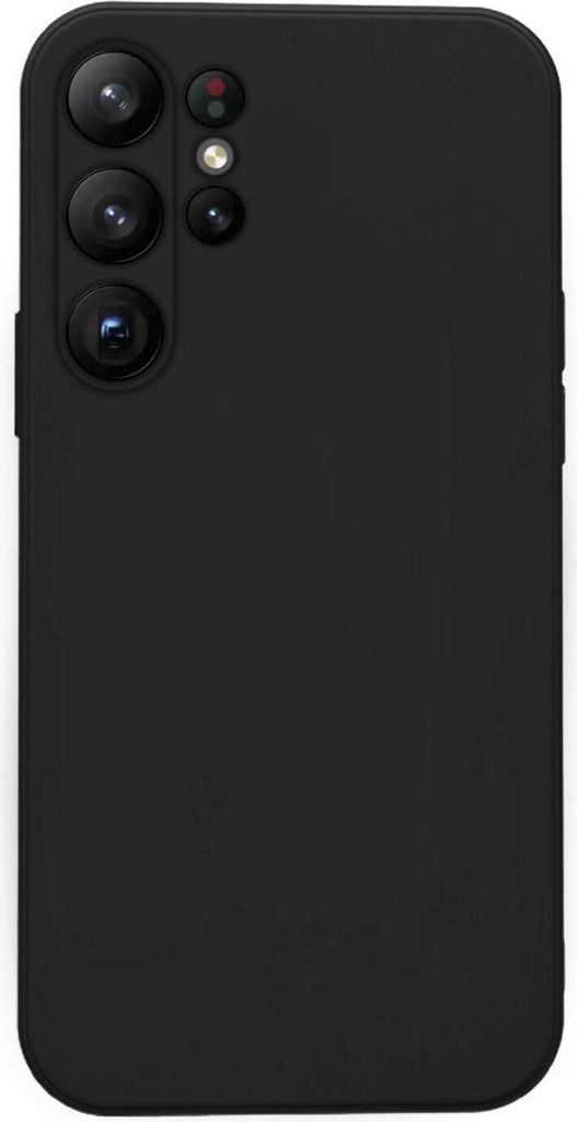 A black smartphone case is shown from the back.