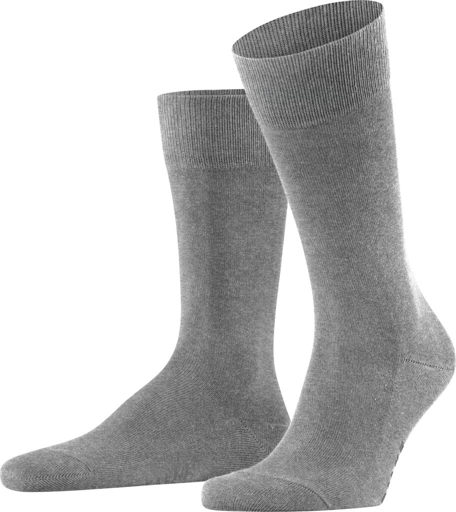 FALKE Family herensokken, lichtgrijs (light grey melange)