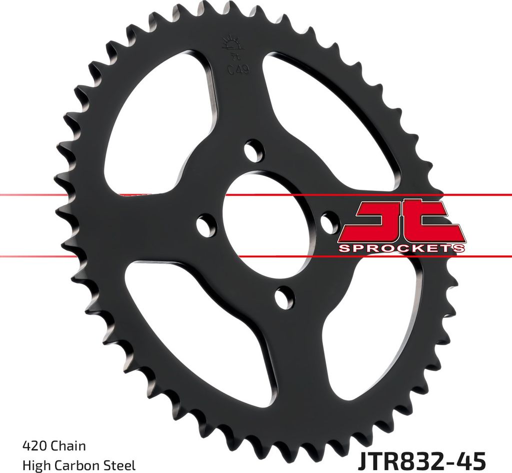 Jt Hinteres Ritzel 832 45 Für Yamaha Dt 50M '78-80, Dt 50R '88-90 (83245Jt) (Kette 420)