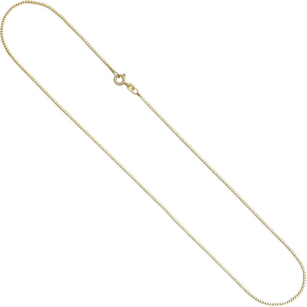 0,9mm feine Venezianerkette Kette Collier Halskette 925 Produktbild 