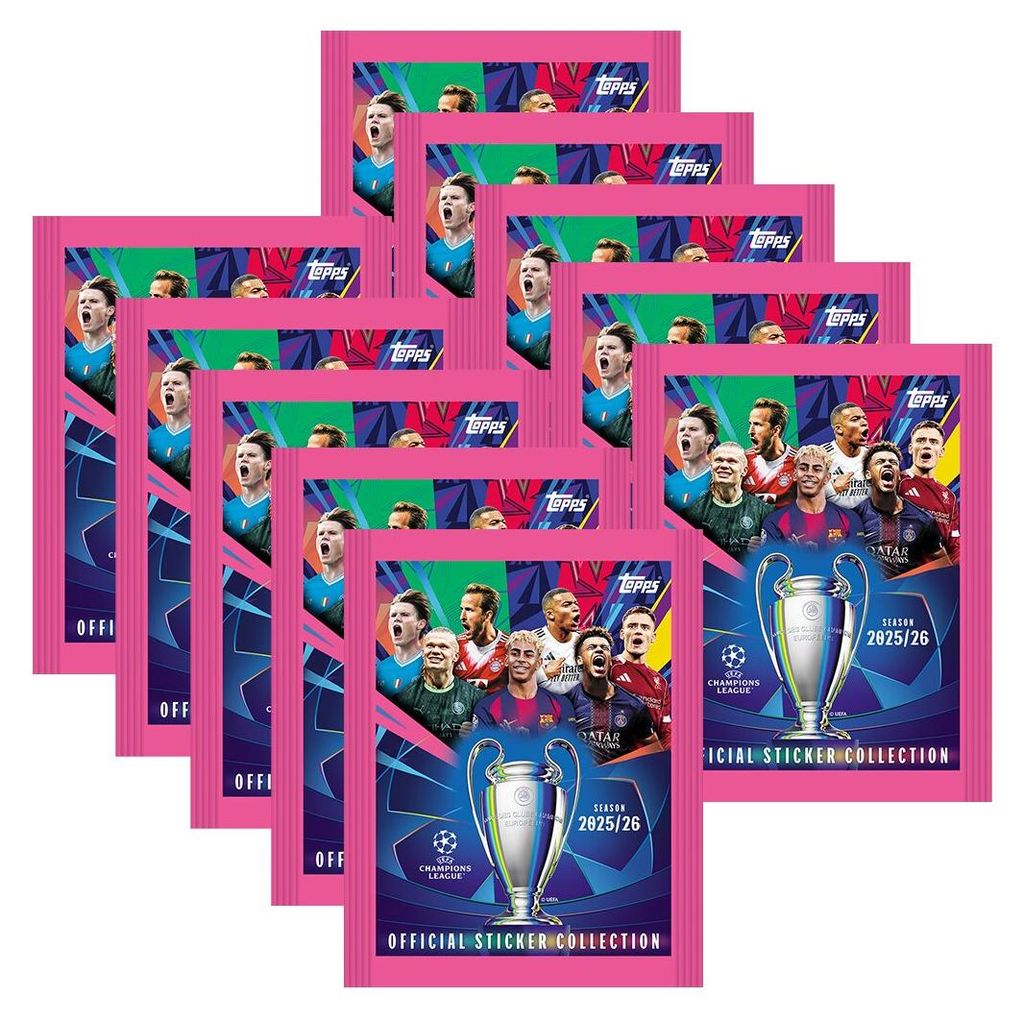 Topps – Liga Mistrzów 2025/2026 – naklejki kolekcjonerskie Zdjęcie produktu 