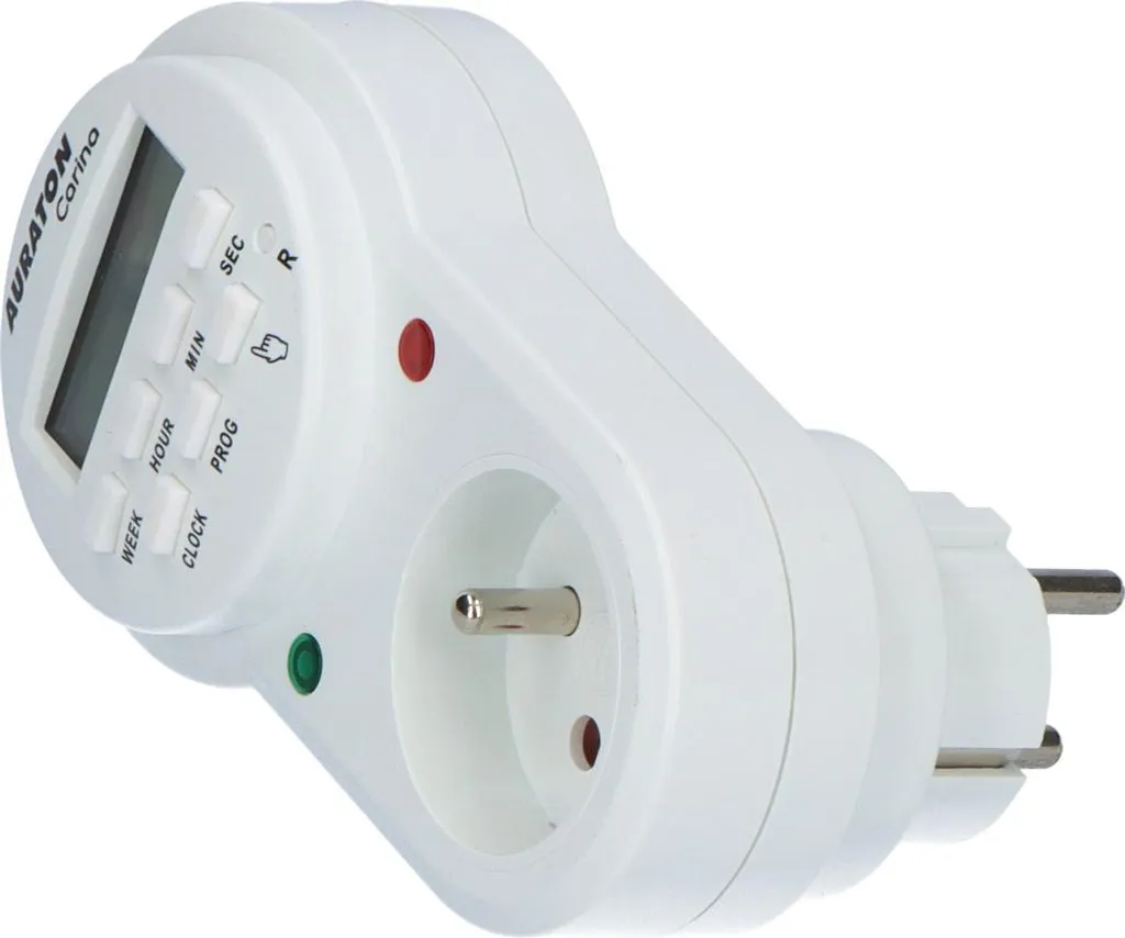 Horloge hebdomadaire Auraton Carina pour gestion chaudière et confort