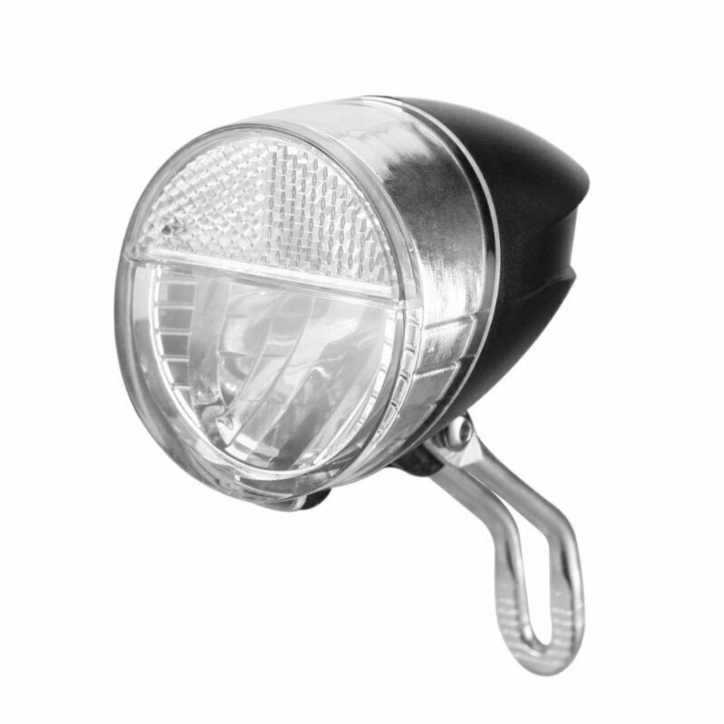 Fahrrad Alu Lampe LED Licht Front Scheinwerfer 40 Lux StVZO Secu