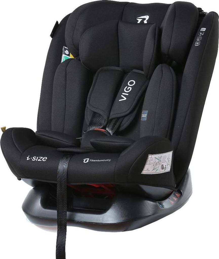 Titaniumbaby Autositz Vigo i-size 40-150 cm - Schwarz Produktbild 