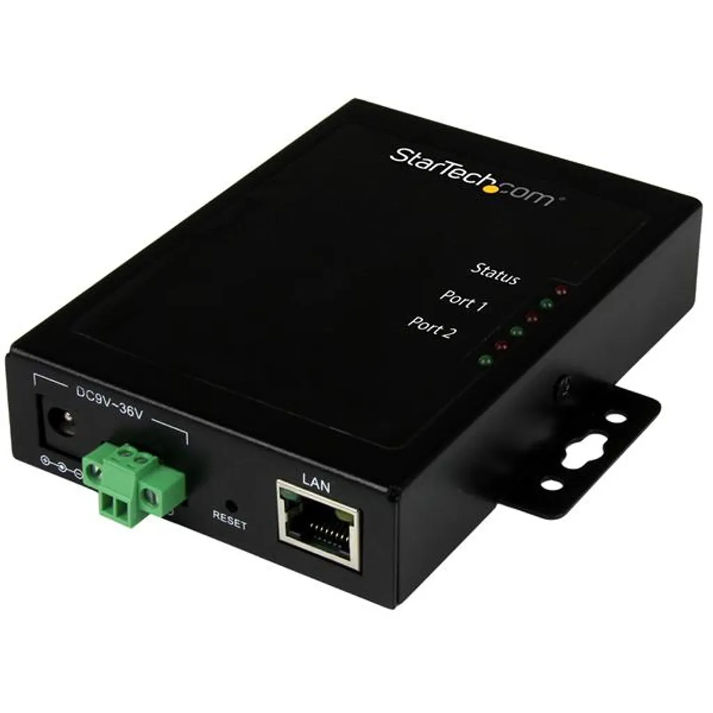 Convertisseur IP vers 2 Ports Série RS-232 pour Réseau Ethernet Local